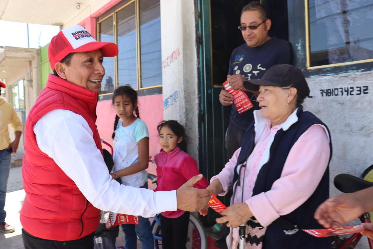 Recibe Rodrigo Cuahutle sólido respaldo de los tlaxcaltecas a 12 días de iniciada su campaña